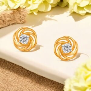 Mint Meadow Diamond Stud Earrings